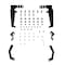Westin Automotive (1 BOX)06-08 RAM 1500/06-09 RAM 2500/3500 AND MEGA CAB 1PC BLACK SPORTSMAN GRILLE GUARD 40-1955 - alternate 2